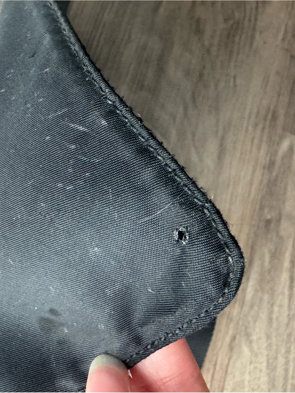 Prada Black Nylon Messenger Crossbody Bag